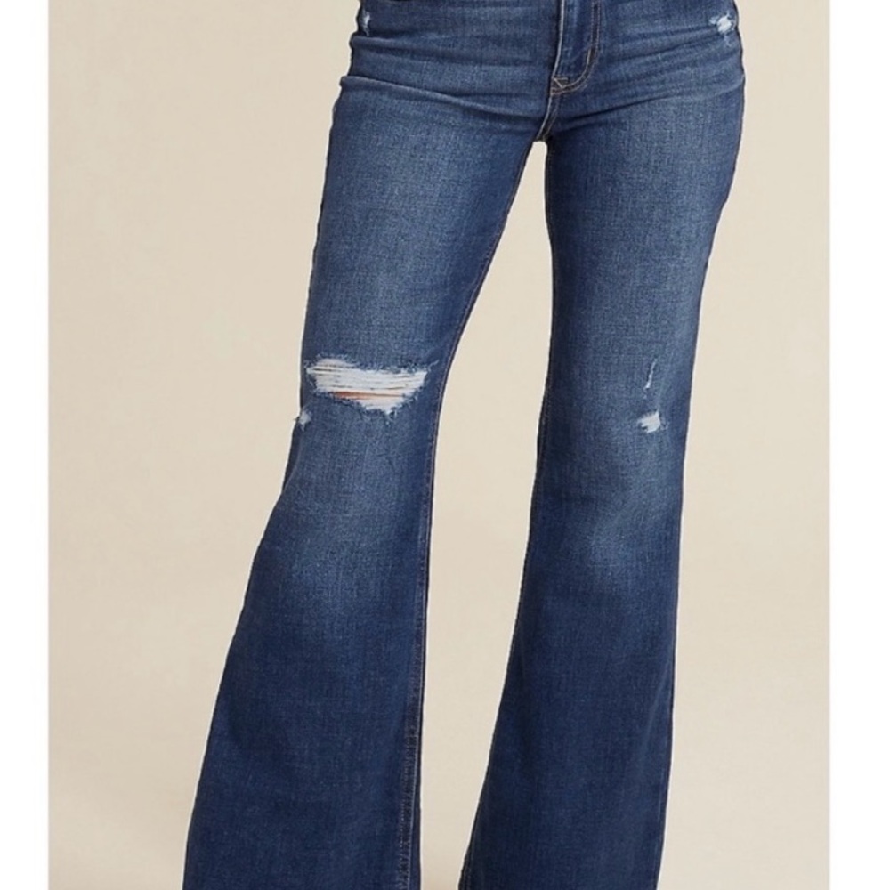 Classic Blue Wide Leg Jeans